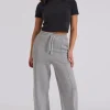 Grey Wide Leg Jogger