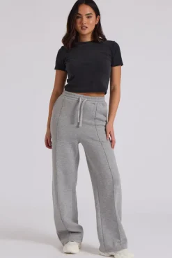 Grey Wide Leg Jogger