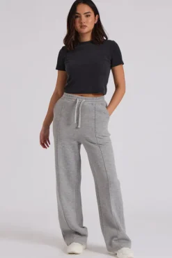 Grey Wide Leg Jogger