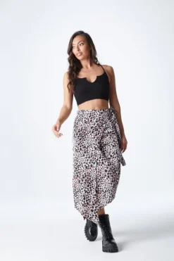 Gwen Wrap Midi Skirt