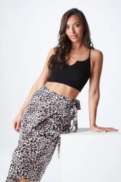 Gwen Wrap Midi Skirt