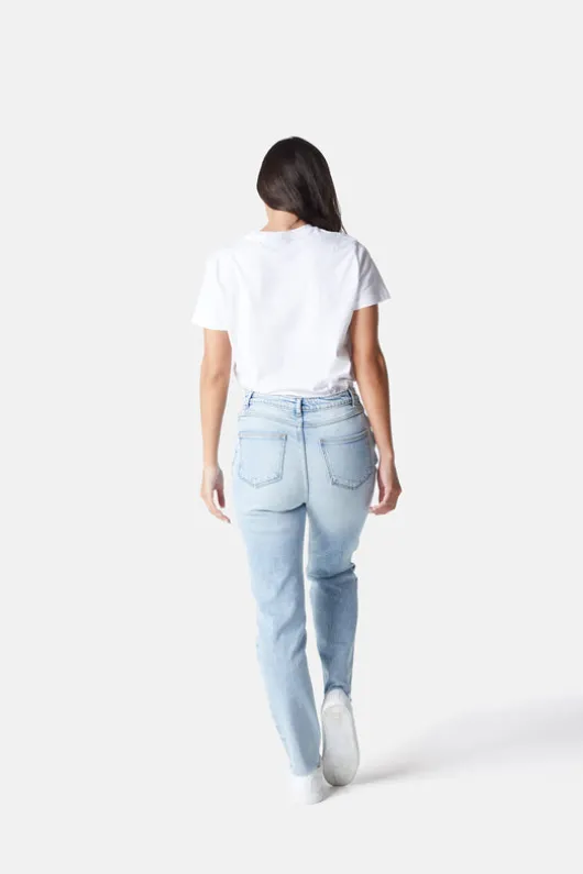 Holland Ripped Slim Straight Jeans