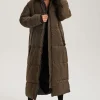 Khaki Longline Puffa