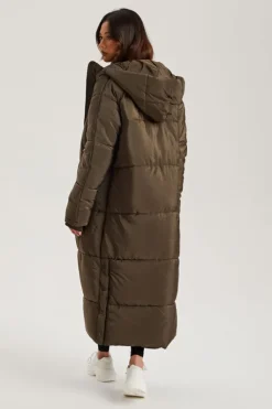 Khaki Longline Puffa