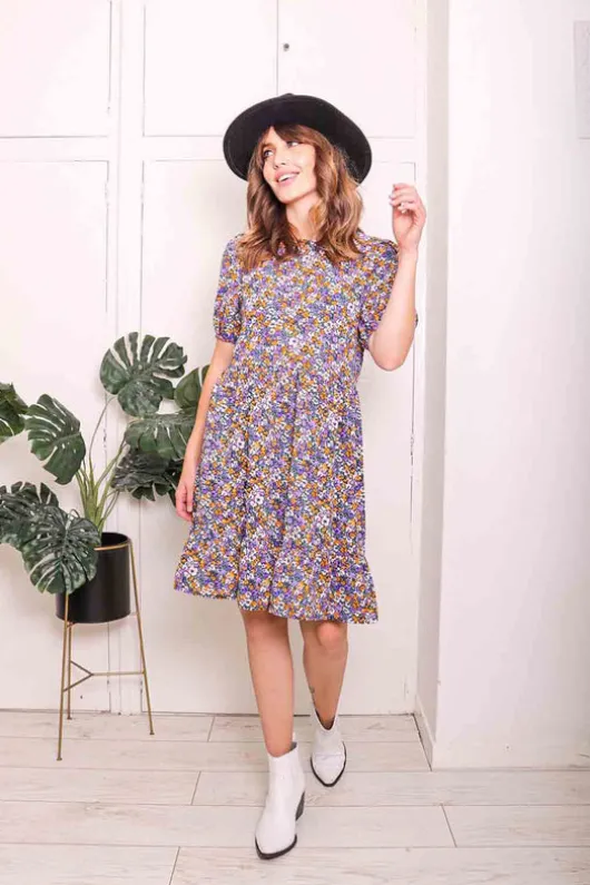 Lennox Puff Sleeve Mini Smock