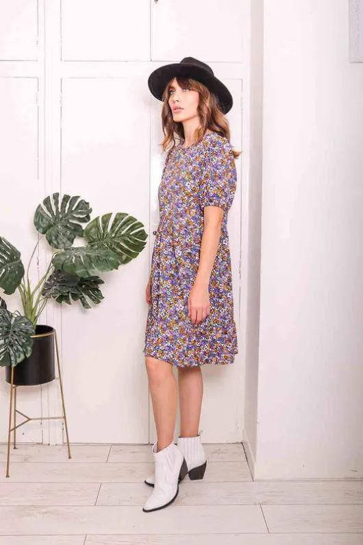Lennox Puff Sleeve Mini Smock