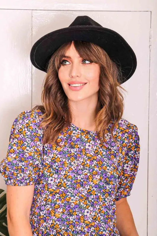 Lennox Puff Sleeve Mini Smock