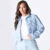 Li Bleach Denim Jacket