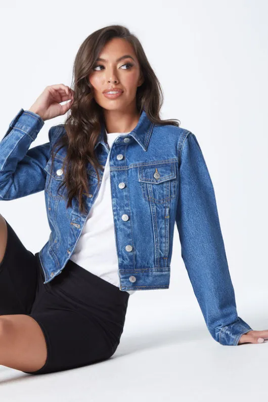Li Mid Blue Denim Jacket