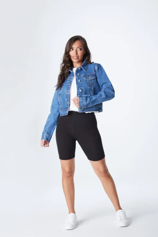 Li Mid Blue Denim Jacket