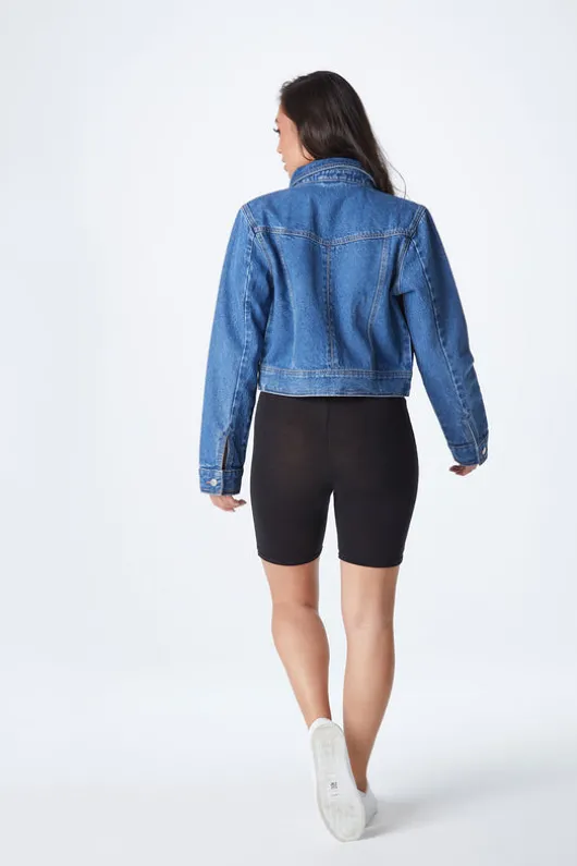 Li Mid Blue Denim Jacket