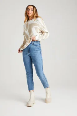 Light Mid Tanya Straight Leg Jean