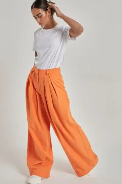 Linen Wide Leg Trouser