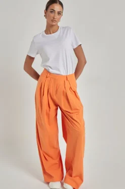 Linen Wide Leg Trouser