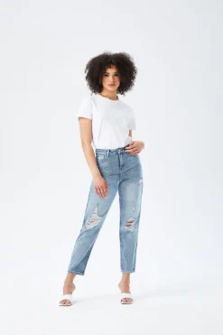 Lola Ripped Mom Jean