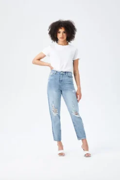 Lola Ripped Mom Jean