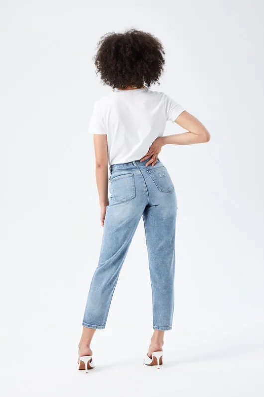 Lola Ripped Mom Jean