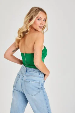 Maeve Satin Corset Bustier