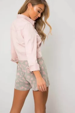 Mariella Mint Green Floral Halterneck Playsuit