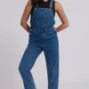 Mid Blue Traditional Long Dungaree