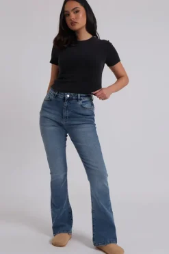 Mid Wash Bootcut Jean