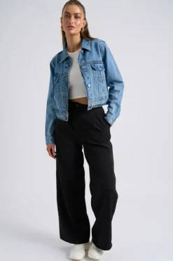 Mid Wash Maya Cargo Jacket