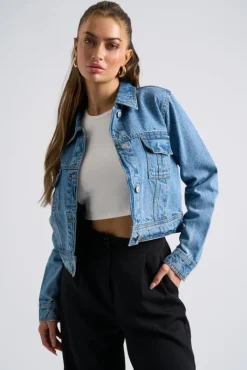 Mid Wash Maya Cargo Jacket