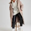 Mink Longline Puffer Jacket