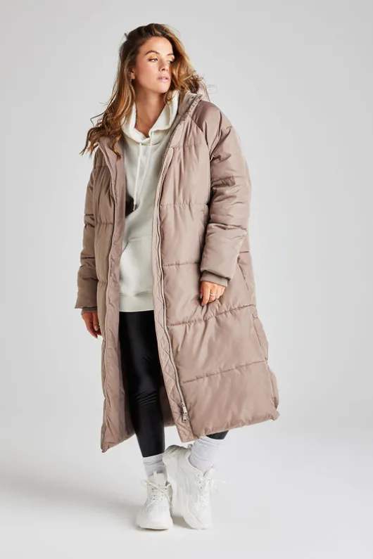 Mink Longline Puffer Jacket