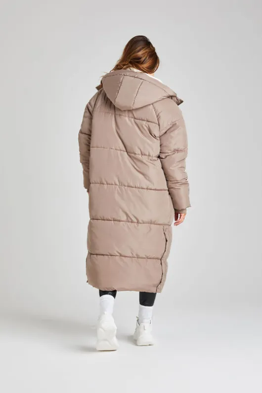 Mink Longline Puffer Jacket