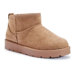 Mocha Faux Fur Lined Ankle