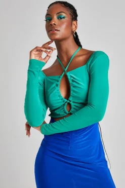 Multi Colour Block Midi Dress