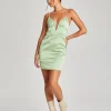 Mya U-Bar Slip Dress