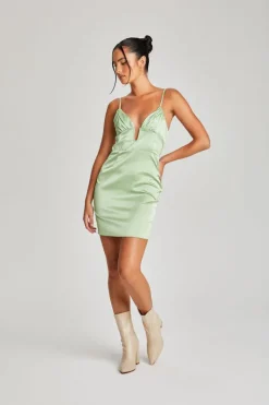 Mya U-Bar Slip Dress