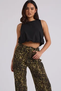 Open Back Bubble Top