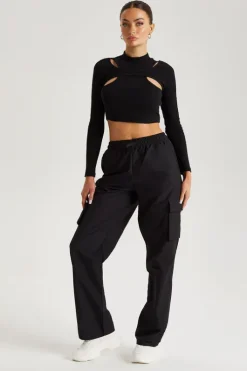 Pull On Wide Leg Trouser