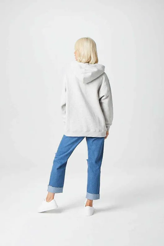 Recycled Loren Grey Boyfriend Hoody