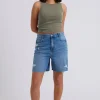 Ripped Bermuda Short