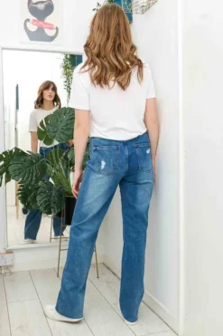 Ripped Flare Jean