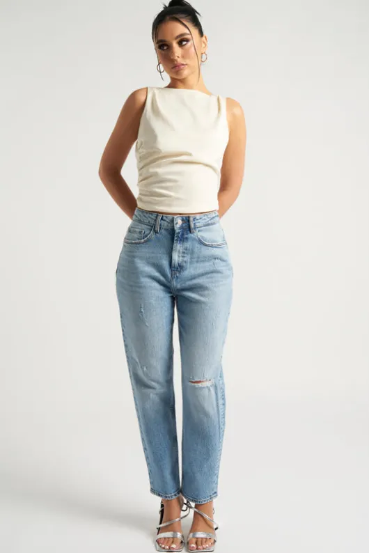 Ripped Mom Jeans