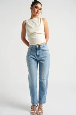 Ripped Mom Jeans
