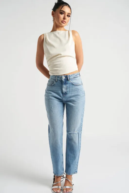 Ripped Mom Jeans