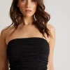 Ruched Bandeau Top