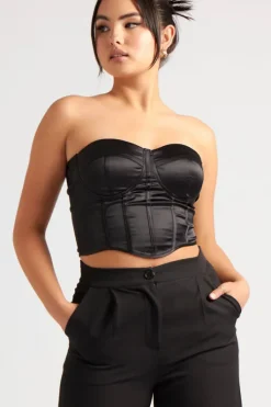 Satin Corset Bustier