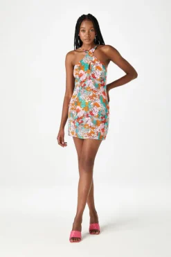 Sophia Cross Over Strap Mini Dress