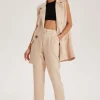 Stone Belted Trousers