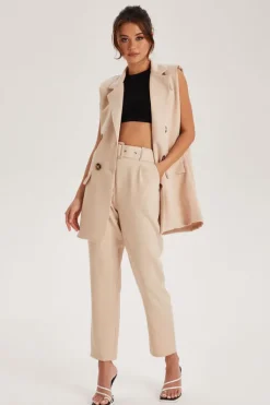 Stone Belted Trousers