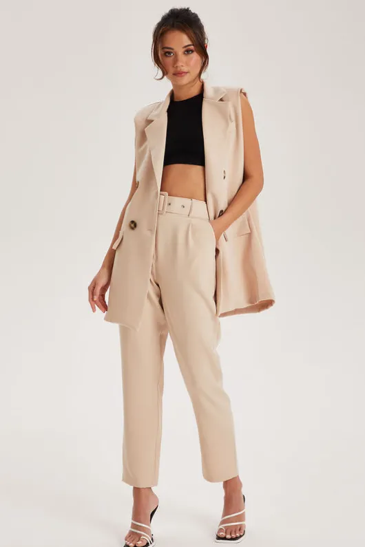 Stone Belted Trousers