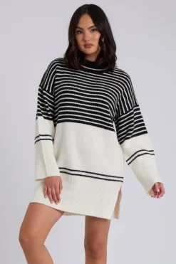 Stripe Jumper Dress | Urban Bliss clothing