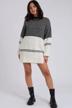 Stripe Jumper Dress | Urban Bliss clothing